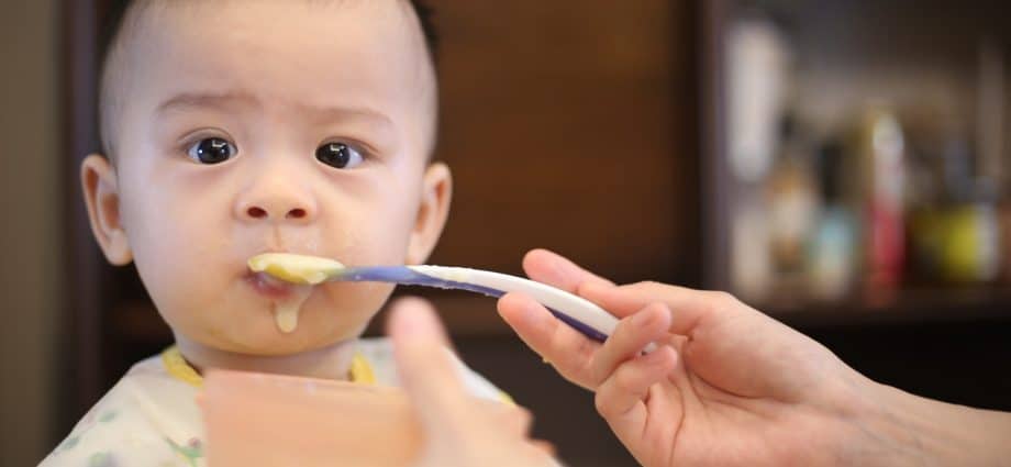 premiers repas bébé