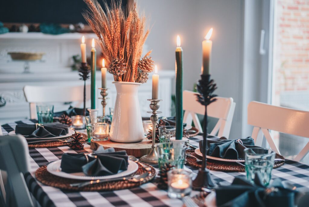 une table de noel